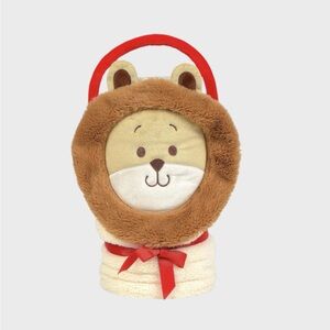 Snow Throw Sherpa Lion Blanket 60”in x 45” in NWT